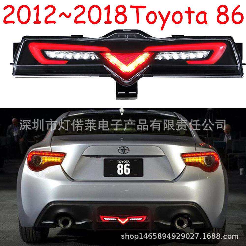 适用于2012~2018丰田86尾灯GT86后杠灯斯巴撸BRZ后尾灯