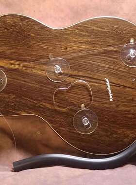 背吸式琴托GS6(B)高度可调节双腿接触支架更稳定透明磨砂黑色