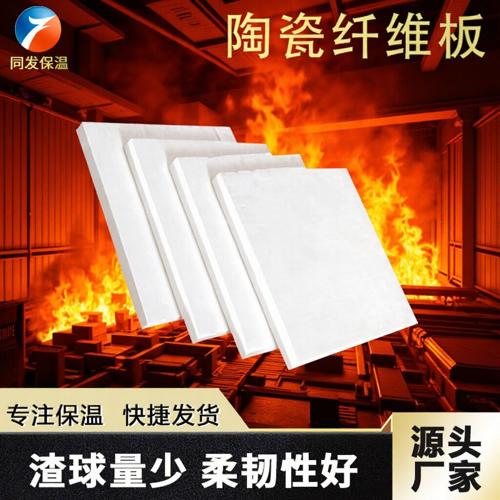 同发耐火保温玻璃退火炉专用硅酸铝纤维板