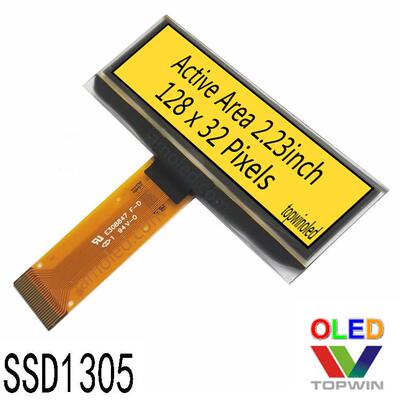 2.23英寸oled屏2.23英寸黄光UG-2832ASYCG01模组SSD1305现货