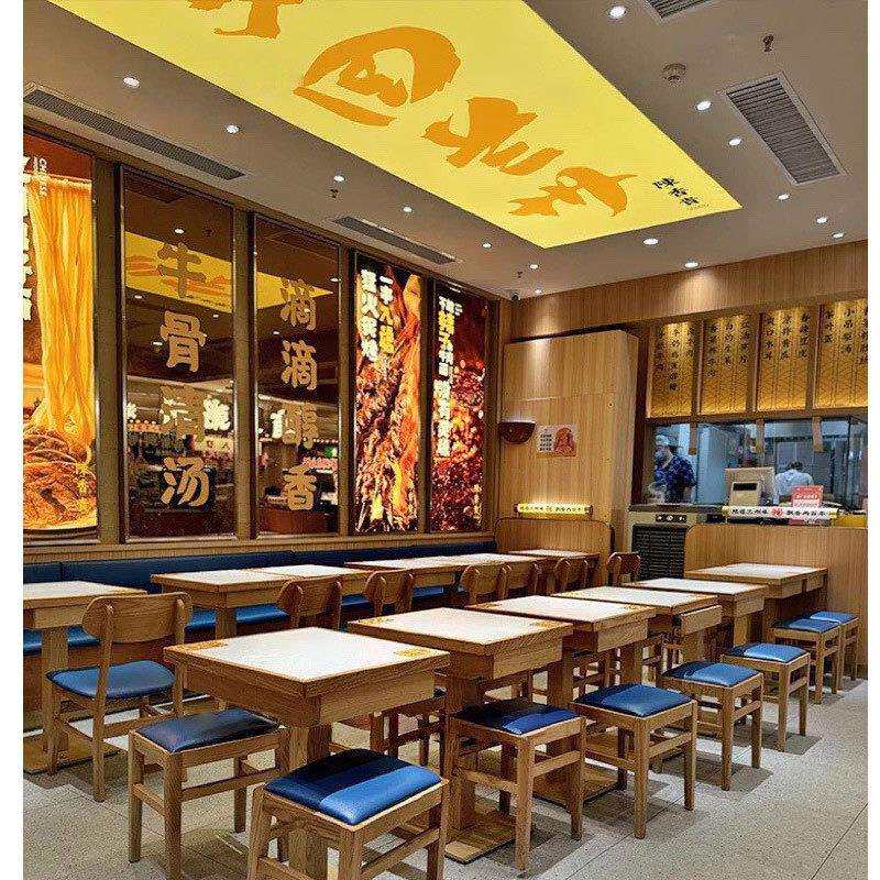 东南亚泰国餐厅主题网红椰面馆茶餐厅日料餐饮小吃店桌椅组合商用