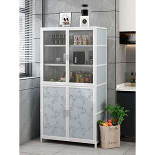 家用厨房多层收纳柜不锈钢透气网碗柜置物柜储物柜杂物柜防水防潮