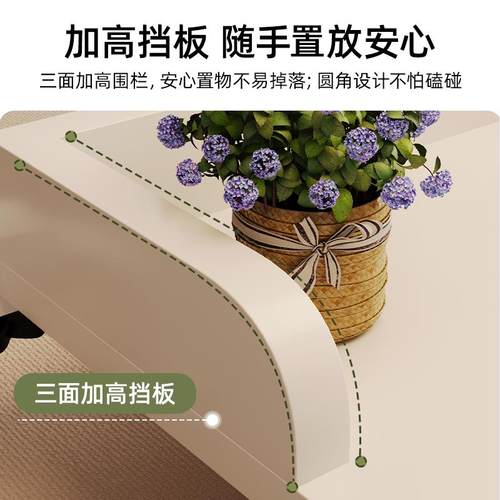 5YA1跨床桌可移动书桌电脑桌家用床上桌懒人升降卧室床边小桌子床