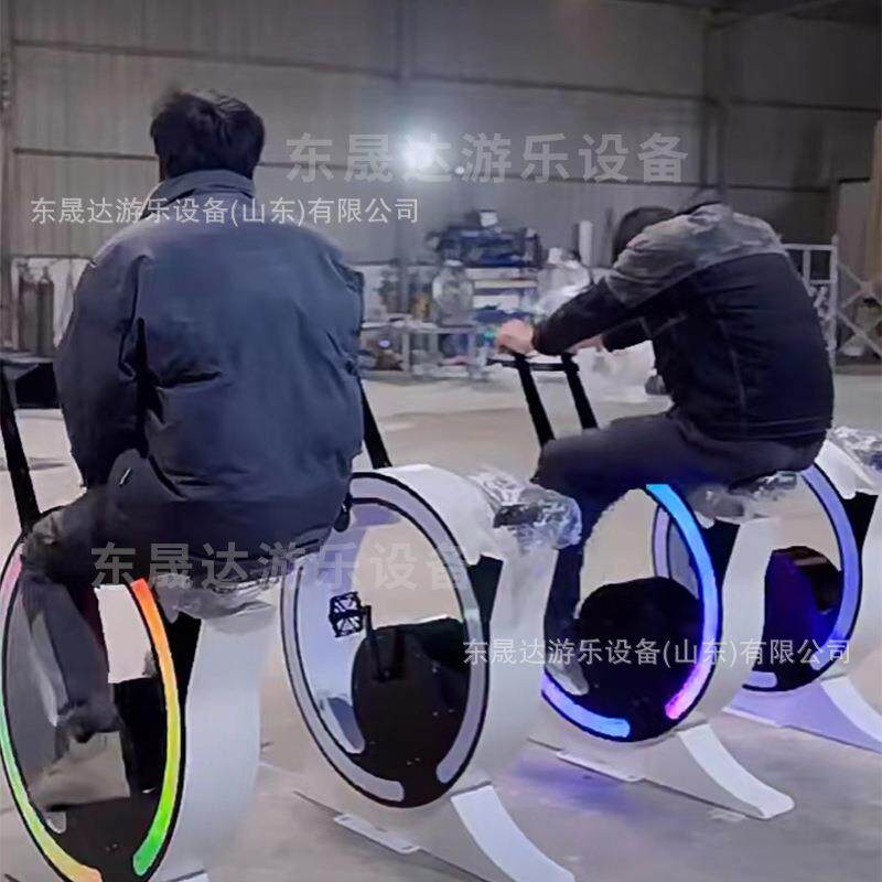 网红独轮车竞技骑行比赛发电单车户外动感单车脚踏无动力自行车