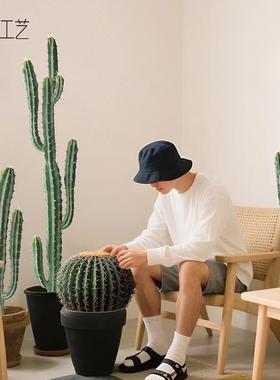 仿真仙人柱人造绿植沙生植物龙神木假仙人掌盆栽cactus