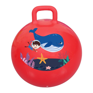 幼儿园羊角球儿童跳跳球加厚大号充气蹦蹦球感统训练运动器材玩具