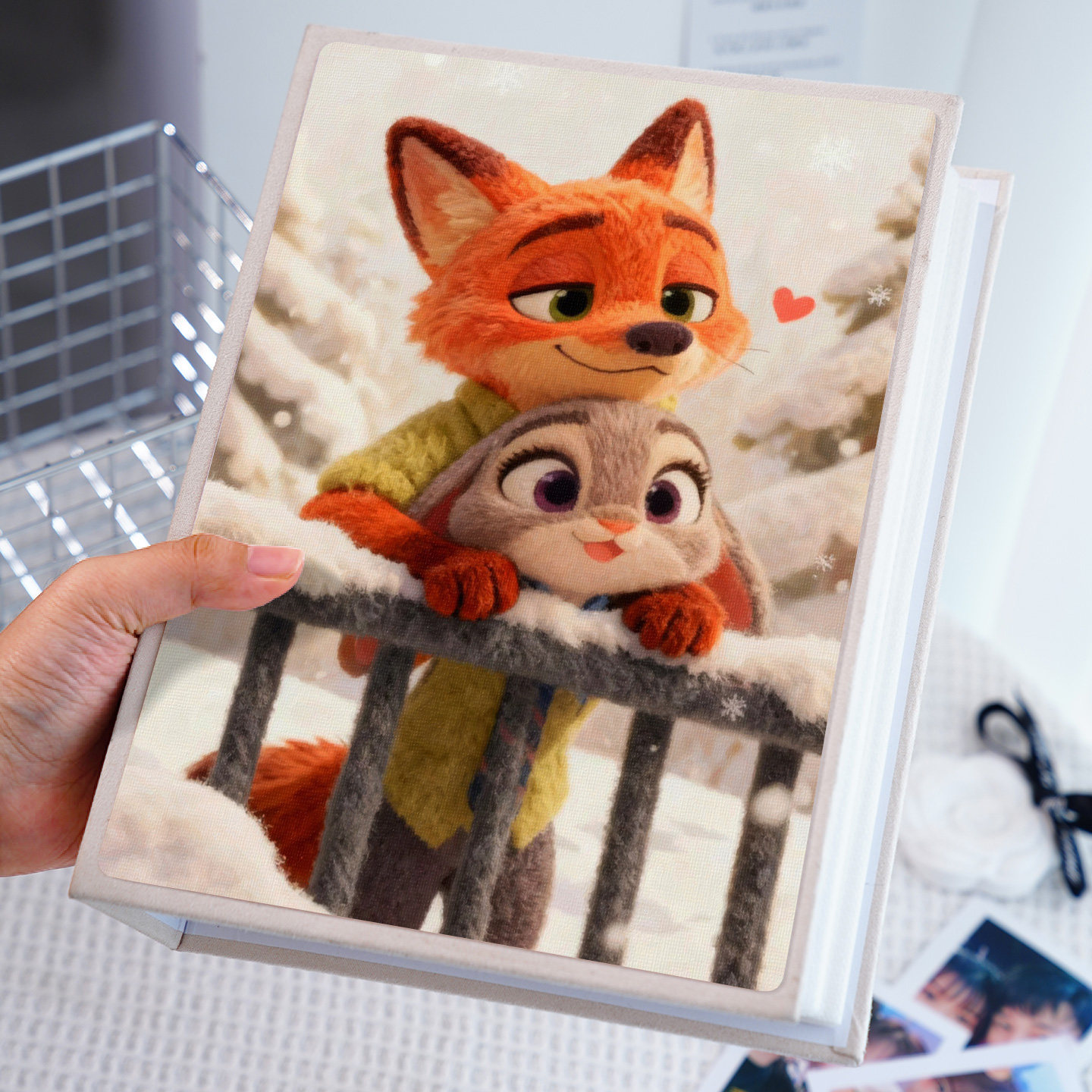 可爱动物插页相册大容量宝宝成长