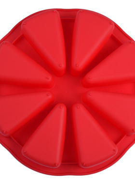 .. 8 Cavity Scone Pans 3D Silicone Cake Mold DIY Baking Past