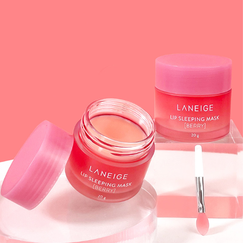 兰芝夜间修护唇膜网红保湿滋润补水莓果果冻唇膜女正20g