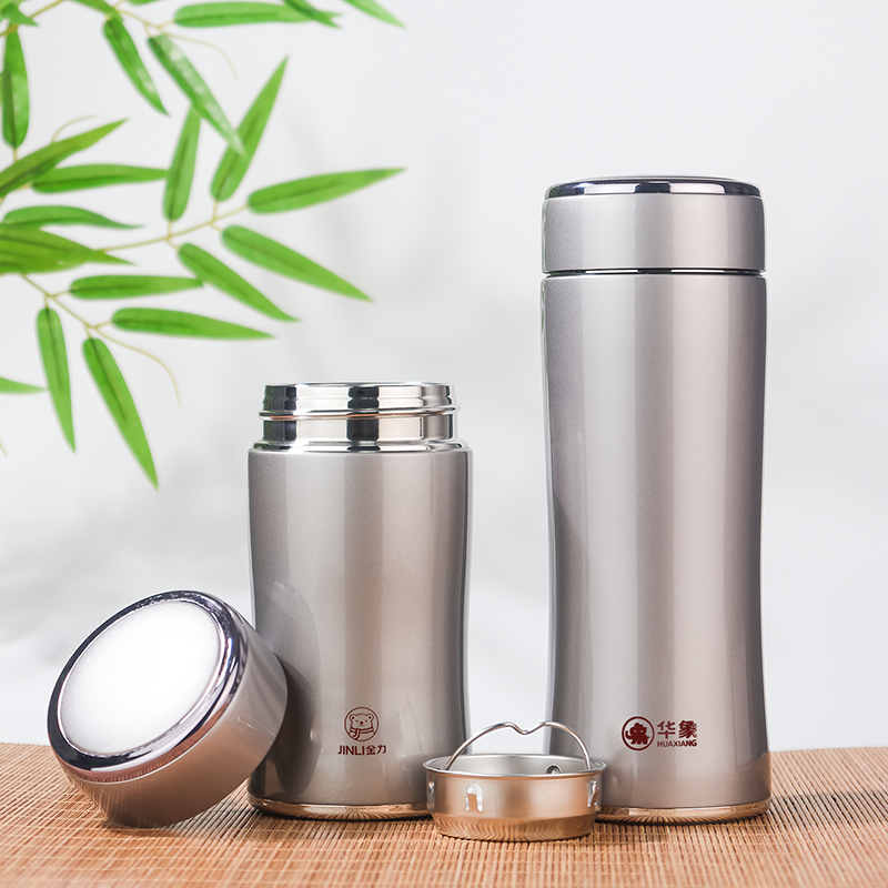 金力华象304不锈钢保温杯