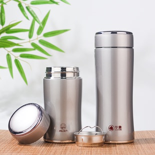 金力华象304不锈钢保温杯男士 商务茶杯真空便携水杯子礼品杯定制