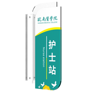 医院侧挂可更换式科室牌订做眼科牙医门诊标识牌专家诊室门牌护士站指示牌医生办公室门口牌子亚克力标牌定制