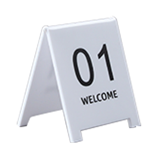 优选好物亚克力桌牌餐厅桌号牌卡牌订做雅间卡座已预订请留座温馨提示牌立式扫码点餐二维码展示牌标识牌定制