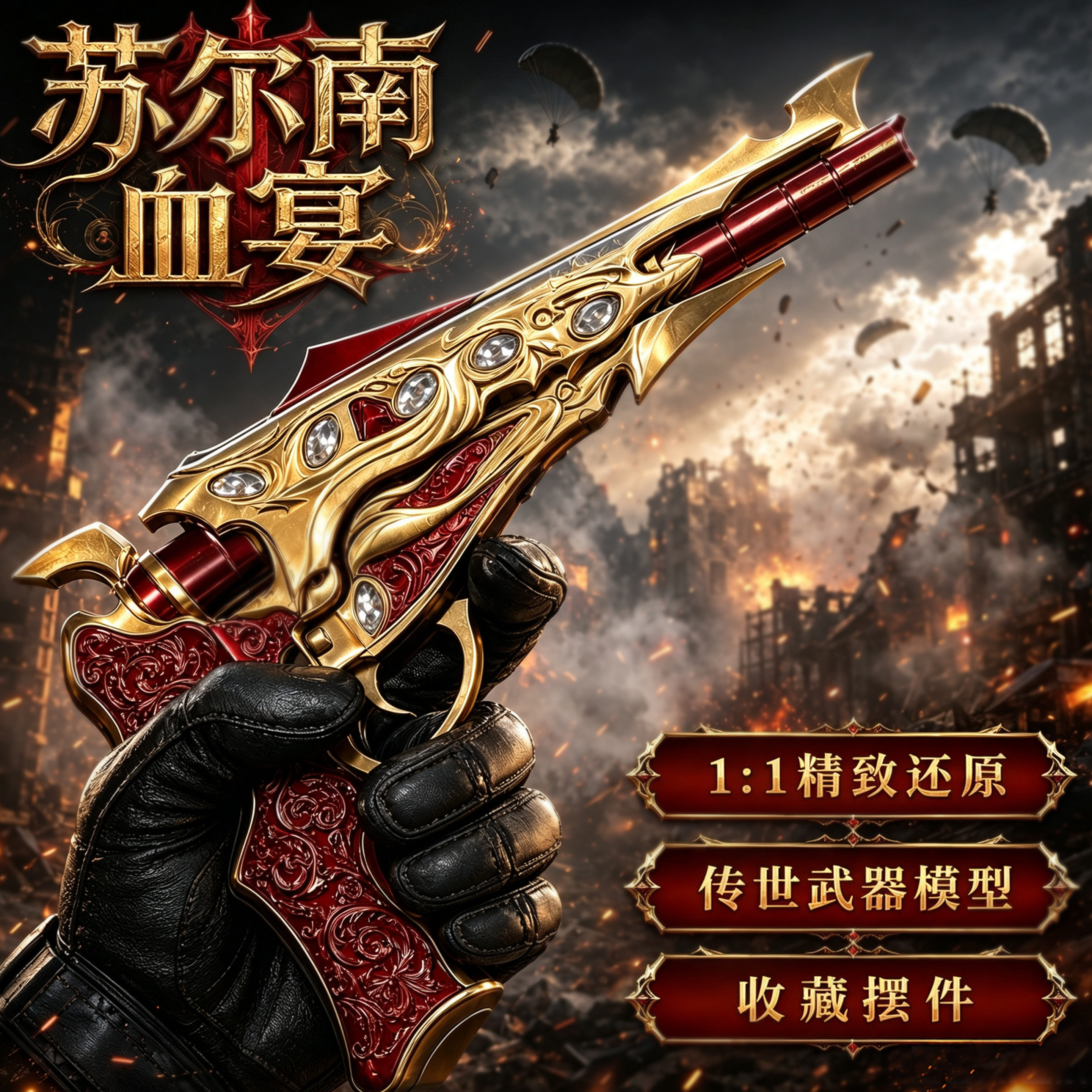 和平精英地铁逃生传世武器苏尔南图片