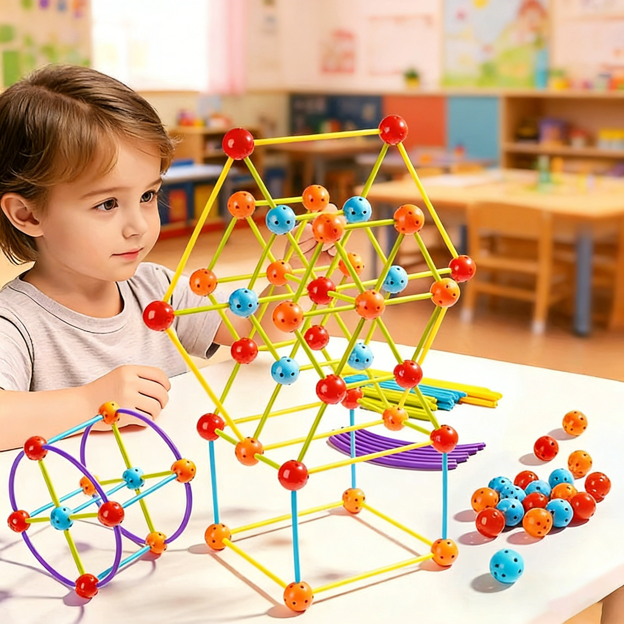 几何建构师拼插积木6儿童立体大脑思维训练桌游8亲子互动益智玩具,玩具/童车/益智/积木/模型,儿童桌面游戏类,淘宝优惠券,粉丝福利购,淘宝优惠卷