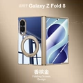 High-Definition "Gold" Shell and Film Integrated Electroplated Frame 360° Stand - Ice Wind Series