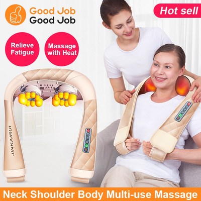 chargeable Shiatsu Body Shoulder Neck Back Massager pillow