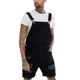 Distressed Suspender Denim Overalls yle Casual Bib Mens Pant