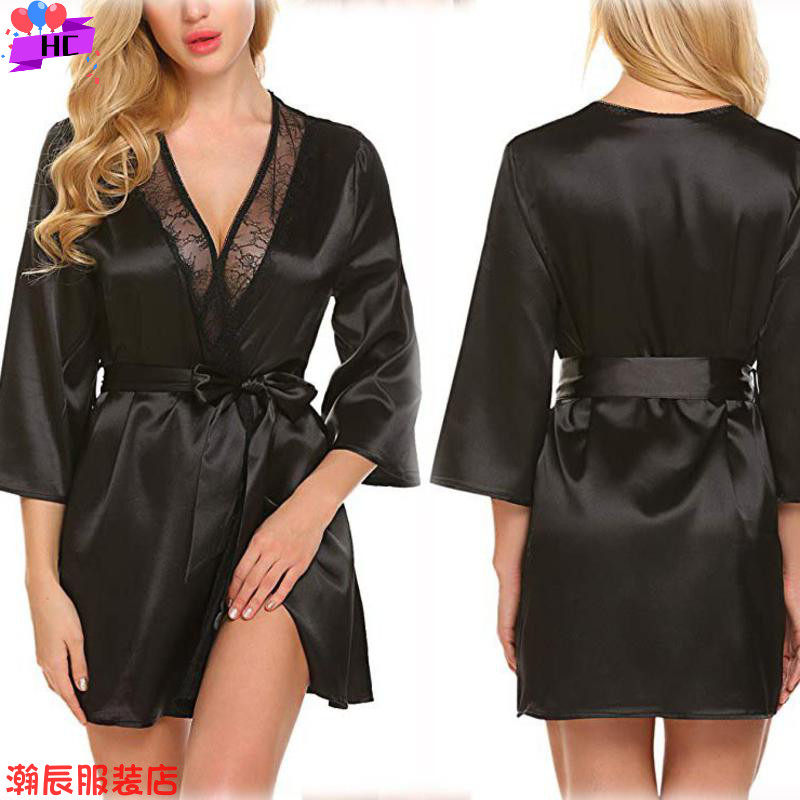 Sexy lingerie Sexy plus size lace nightgown sexy suit 睡衣