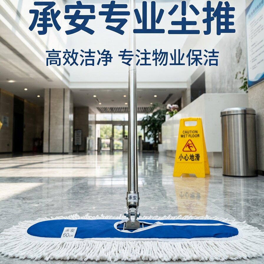 尘推平板拖把干湿两用棉线拖布商场工厂酒店墩布超细纤维懒人神器