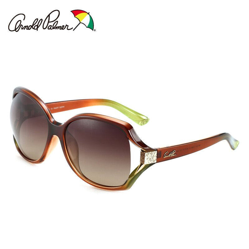 花雨伞正品太阳镜女士偏光驾驶眼镜大框镂空墨镜AP.1577C047蓝色