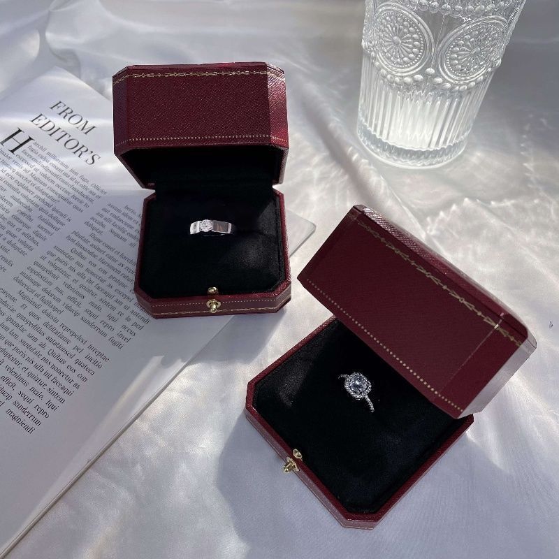 仿真假钻戒一对情侣结婚对戒