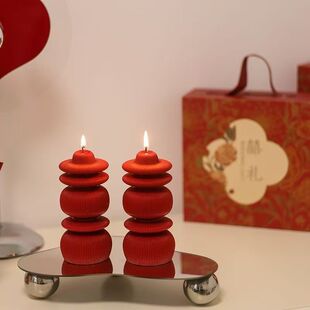 婚房摆件结婚香薰蜡烛个性创意红烛喜烛小众结婚礼伴手礼婚房布置