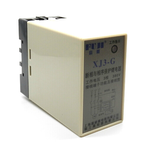 。富继FUJI【】l断相与相序保护继电器 XJ3-G AC380V