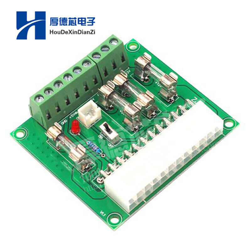 速发。台式机电TX转接板电脑ATX取A板引出接线模块