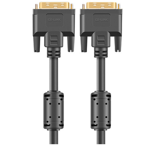 好货。CE-LINK 1874 DVI(24+1)高清连接线5米 高清视频连接线电脑