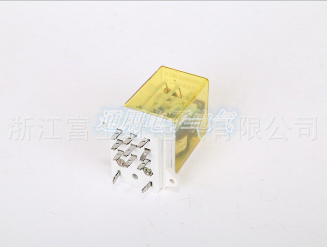 。富继中间继电器JJDZ3r-33 小型继电器 大功率 银触点DC12V24V