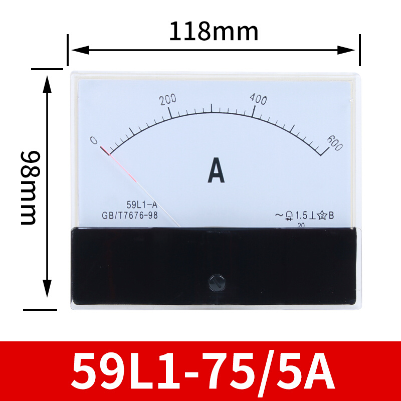 新59L1交流电流电压表指针式450V 505A 1005A 2005A 3005A 4品