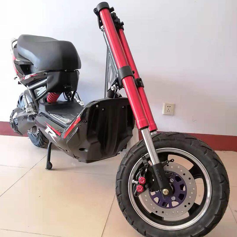 x战警改装倒置前减震小猴子x3x5前减震雅迪7代战警倒减方向柱直