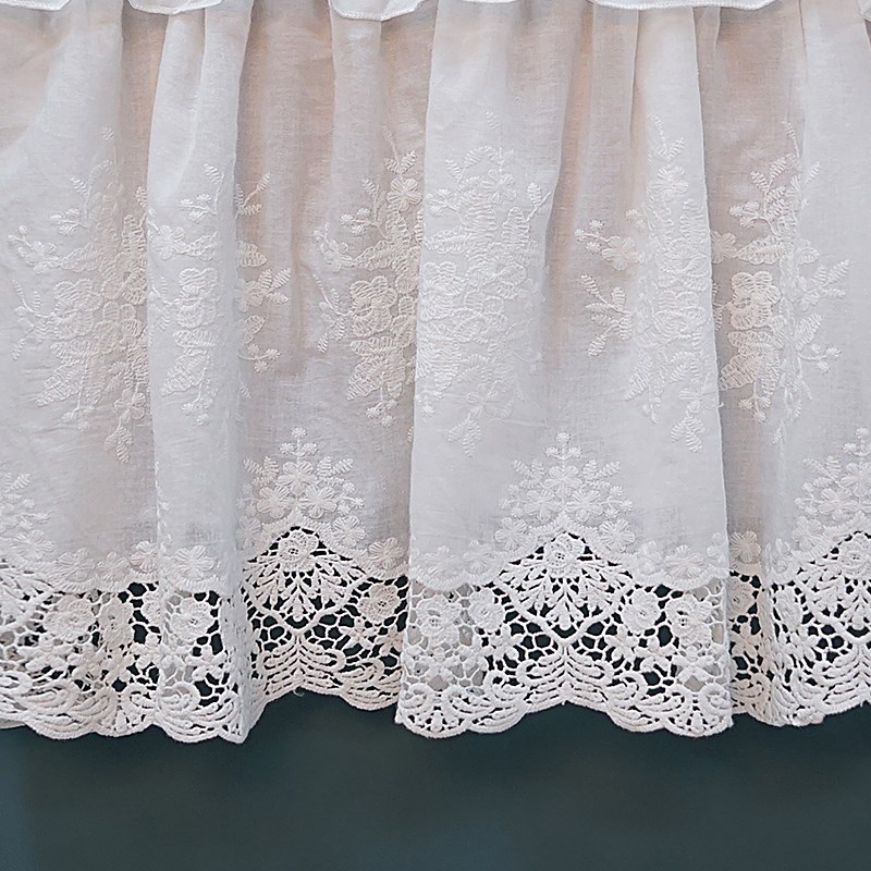 蕾丝电表箱遮挡装饰帘免打孔粘贴电闸网络箱装饰纱帘开关帘定制