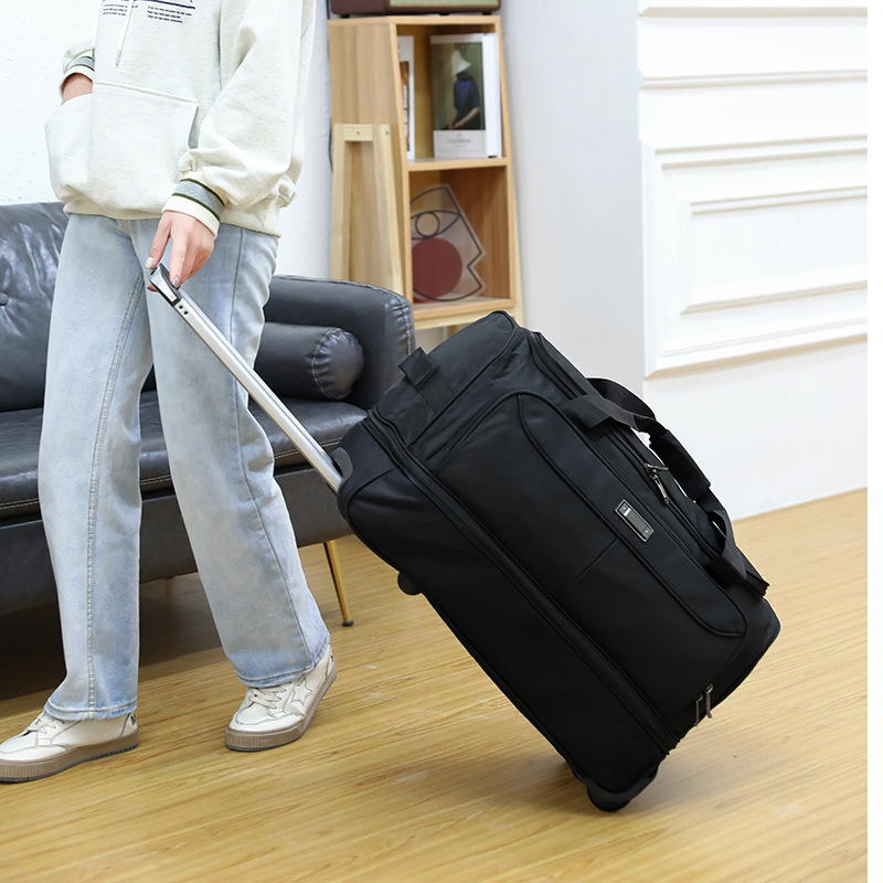 Trolley bag, travel bag, ultra light, men's large capacity-封面