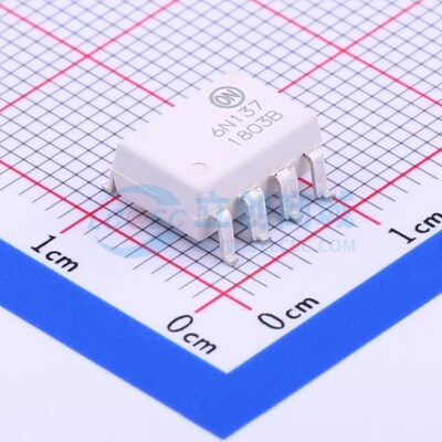 逻辑输出光耦 6N137SDM SOP-8-2.54mm onsemi(安森美) 电子元器件