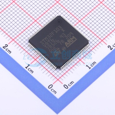 单片机(MCU/MPU/SOC) STM32F103VBT6TR LQFP-100 意法半导体芯片