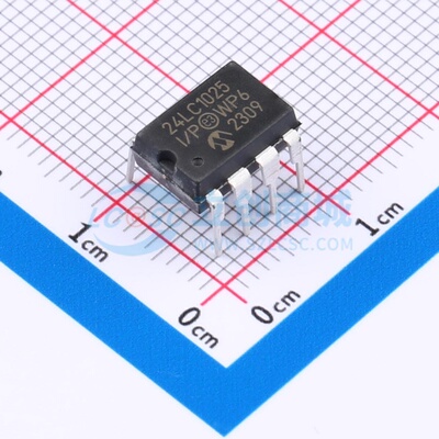 EEPROM 24LC1025-I/P PDIP-8 MICROCHIP(美国微芯) 电子元件配单