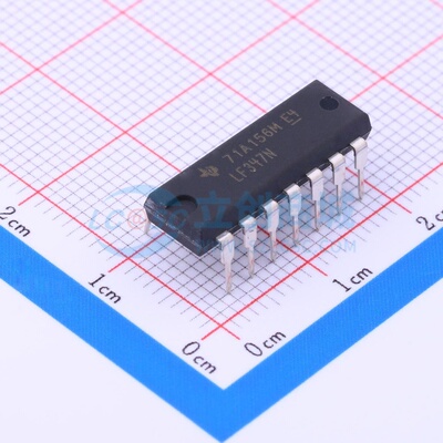 FET输入运放 LF347N DIP-14 TI/德州 电子元器件配单原装正品