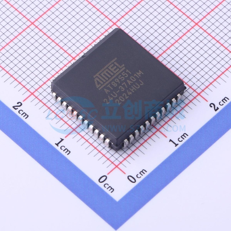 单片机(MCU/MPU/SOC) AT89S51-24JU PLCC-44(16.6x16.6) MICROCHI