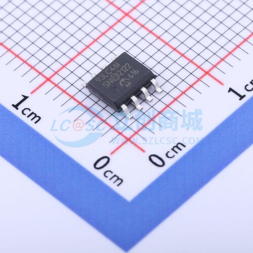 EEPROM 93LC46-I/SN SOIC-8 150mil MICROCHIP(美国微芯) 元器件