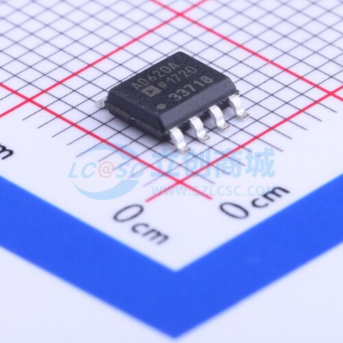仪表放大器 AD620ARZ-REEL7 SOIC-8 ADI(亚德诺) 电子元器件配单
