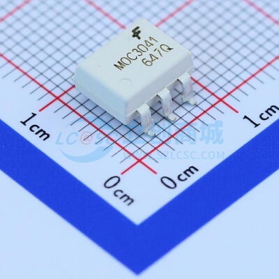 可控硅输出光耦 MOC3041SR2M SOP-6-2.54mm onsemi(安森美) 原装