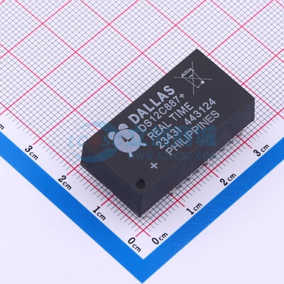 实时时钟(RTC) DS12C887+ EDIP-24 MAXIM(美信) 电子元件原装正品