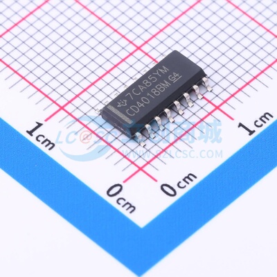 计数器/分频器 CD4018BM SOIC-16 TI/德州 电子元件配单原装正品