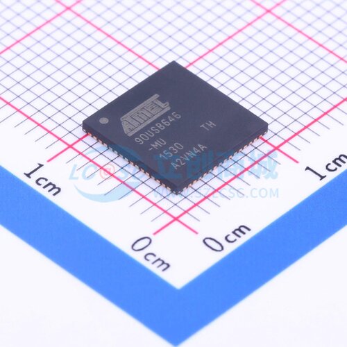 单片机(MCU/MPU/SOC) AT90USB646-MUR QFN-64 MICROCHIP(美国微芯