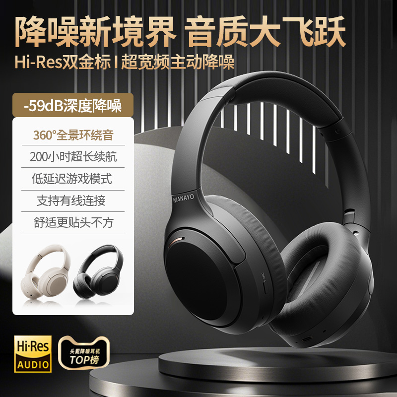 【内置16G内存】头戴式耳机降噪