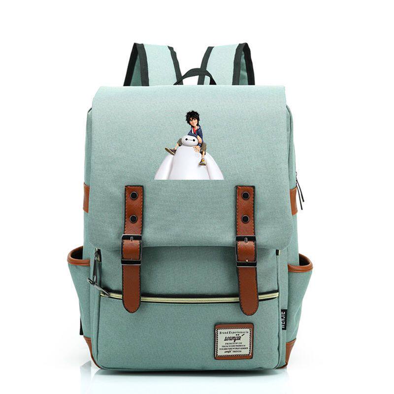 2025超能陆战队简约学院旅行背包笔记本电脑包初高中大学生双肩包