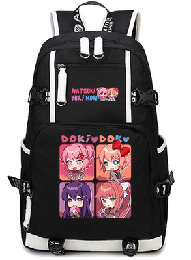 2025DokiDoki 心跳文学部steam周边yuri优里夏树莫妮卡背包书包双