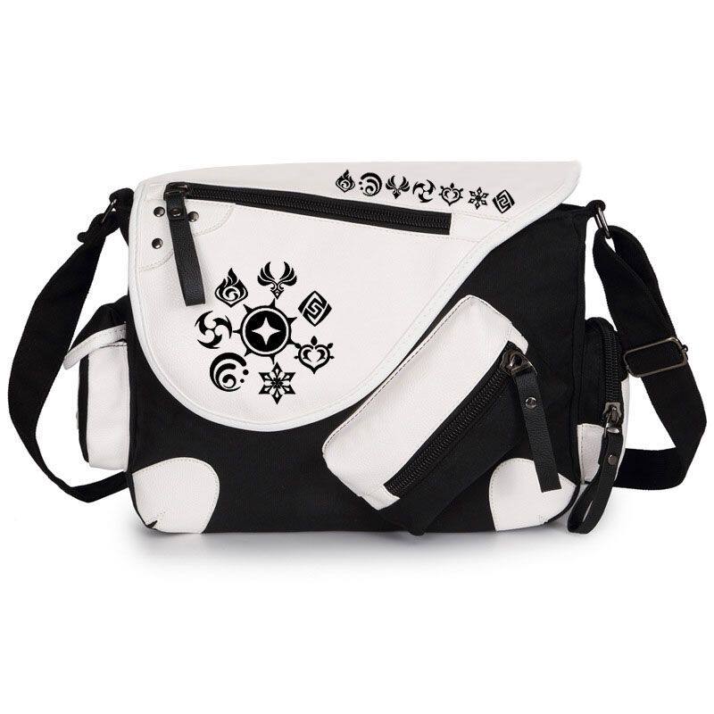周边原神斜挎包神之眼二次元男女单肩书包可莉大容量背包斜肩包